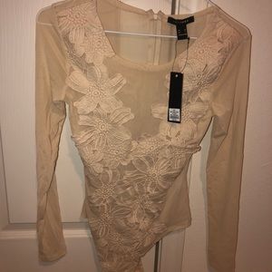Cute nude bodysuit SIZE small